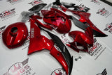 Yamaha YZF-R6 (2008-2016) Candy Red & Matte Black Fairings at KingsMotorcycleFairings.com