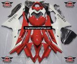 Yamaha YZF-R6 (2008-2016) Red & White Fairings - KingsMotorcycleFairings.com...