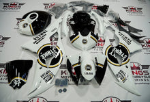 Yamaha YZF-R6 (2008-2016) White, Black & Gold Lucky Strike Fairings at KingsMotorcycleFairings.com