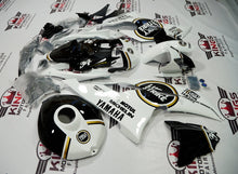 Yamaha YZF-R6 (2008-2016) White, Black & Gold Lucky Strike Fairings at KingsMotorcycleFairings.com