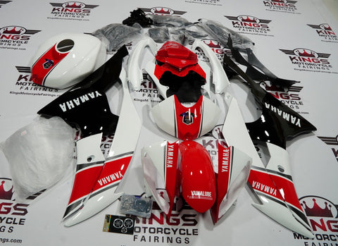Yamaha YZF-R6 (2008-2016) White, Red, Black & Gray Fairings at KingsMotorcycleFairings.com