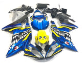 Yamaha YZF-R6 (2008-2016) Blue, Yellow & Black Shark Fairings
