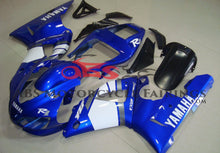Yamaha R1 Fairing Kit (1998-1999) Blue, White at KingsMotorcycleFairings.com