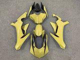 Yamaha R1 Fairing Kit (2020-2025) Yellow, Black at KingsMotorcycleFairings.com