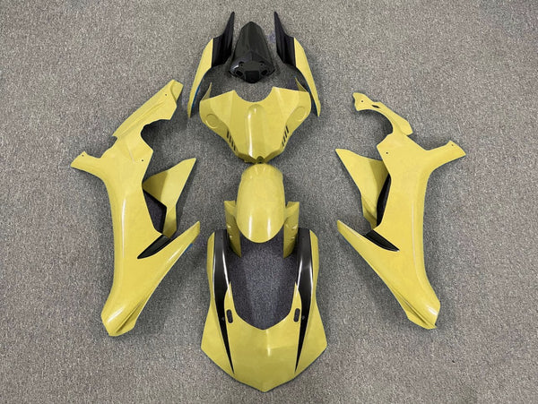 Yamaha R1 Fairing Kit (2020-2025) Yellow, Black at KingsMotorcycleFairings.com