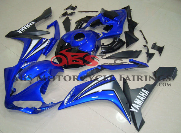 Yamaha R1 Fairings (2007-2008) Blue, Black, White, Matte Black at KingsMotorcycleFairings.com