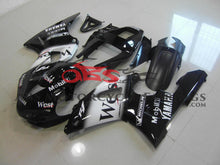 Yamaha R1 Fairings (1998-1999) Black, White West at KingsMotorcycleFairings.com