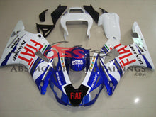 Yamaha R1 Fairings (1998-1999) Blue, White, Red FIAT at KingsMotorcycleFairings.com