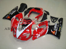 Yamaha R1 Fairings (1998-1999) Red, Black, White Santander at KingsMotorcycleFairings.com