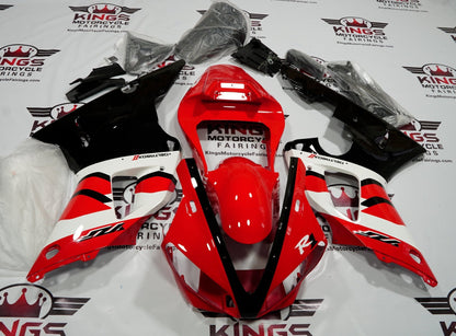 Yamaha R1 Fairings (2000-2001) Red, White, Black at KingsMotorcycleFairings.com