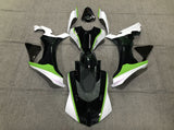Yamaha R1 Fairings (2020-2024) Black, White, Green at KingsMotorcycleFairings.com