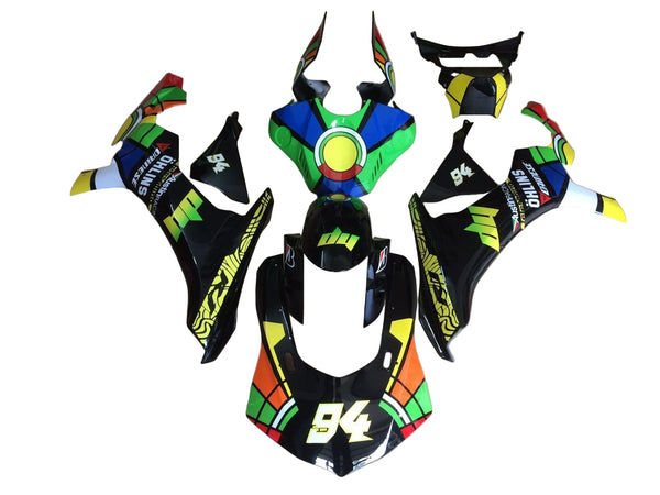 Yamaha R1 Fairings (2020-2025) Black Color Wheel 94 at KingsMotorcycleFairings.com