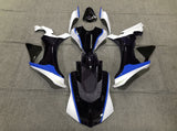 Yamaha R1 Fairings (2020-2025) Black, White, Blue at KingsMotorcycleFairings.com