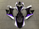 Yamaha R1 Fairings (2020-2025) Black, White, Purple at KingsMotorcycleFairings.com