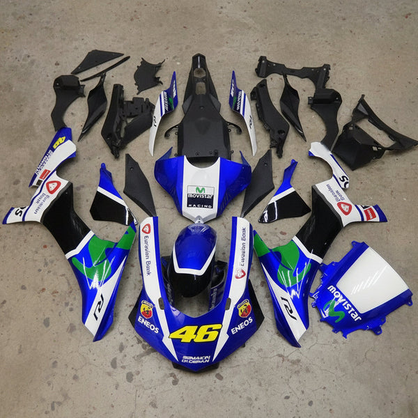 Yamaha R1 Fairings (2020-2025) Blue, White, Black, Green at KingsMotorcycleFairings.com
