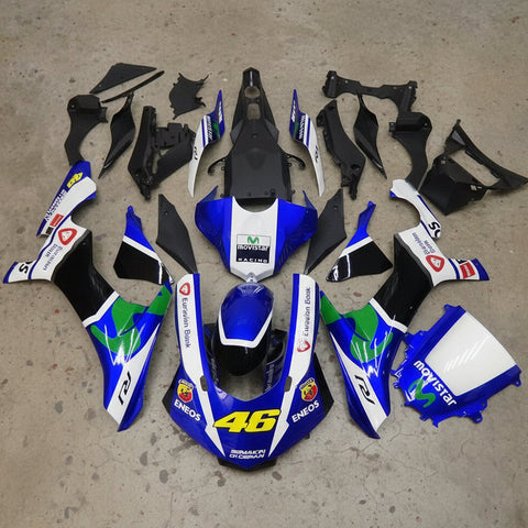 Yamaha R1 Fairings (2020-2025) Blue, White, Black, Green at KingsMotorcycleFairings.com
