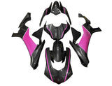 Yamaha R1 Fairings (2020-2025) Faux Carbon Fiber, Pink at KingsMotorcycleFairings.com