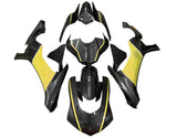Yamaha R1 Fairings (2020-2025) Faux Carbon Fiber, Yellow at KingsMotorcycleFairings.com