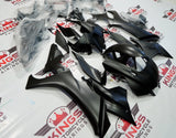 Yamaha R1 Fairings (2020-2025) Matte Gray, Black at KingsMotorcycleFairings.com