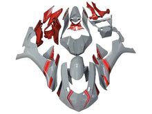 Yamaha R1 Fairings (2020-2025) Nardo Gray, Red at KingsMotorcycleFairings.com