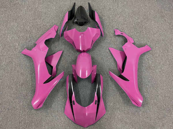 Yamaha R1 Fairings (2020-2025) Pink, Black at KingsMotorcycleFairings.com