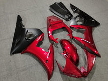 Yamaha R6 Fairings (2003-2004) Candy Red, Matte Black at KingsMotorcycleFairings.com