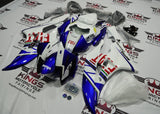 Yamaha R6 Fairings (2006-2007) Blue, White, Red FIAT at KingsMotorcycleFairings.com