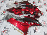 Yamaha R6 Fairings (2006-2007) Candy Red, Matte Black at KingsMotorcycleFairings.com