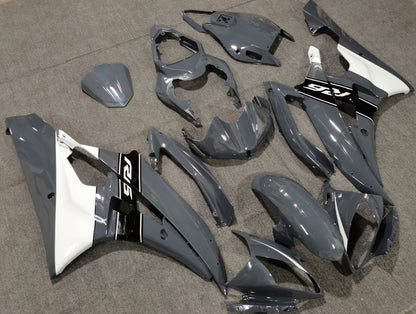 Yamaha R6 Fairings (2006-2007) Nardo Gray, Black, White at KingsMotorcycleFairings.com