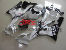 Yamaha R6 Fairings (2006-2007) White, Black Motul M1 at KingsMotorcycleFairings.com