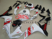Yamaha YZF-R1 Fairing Kit (2007-2008) White, Red, Black from KingsMotorcycleFairings.com