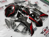 Yamaha YZF-R1 Fairing Kit (2015-2019) Faux Carbon Fiber, Red Stripe at KingsMotorcycleFairings.com