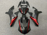 Yamaha YZF-R1 Fairing set (2015-2019) Faux Carbon Fiber, Red Stripe at KingsMotorcycleFairings.com