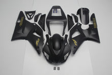 Yamaha YZF-R1 Fairings (1998-1999) Matte Black, Gold at KingsMotorcycleFairings.com