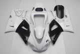 Yamaha YZF-R1 Fairings (1998-1999) White, Black at KingsMotorcycleFairings.com