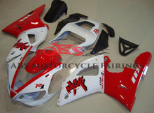 Yamaha YZF-R1 Fairings (2000-2001) Red, White DeltaBox at KingsMotorcycleFairings.com