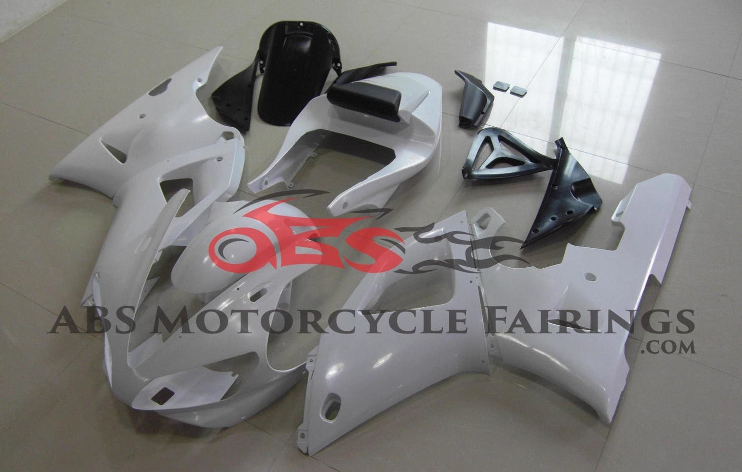 Yamaha YZF-R1 Fairings (2000-2001) White Fairings at KingsMotorcycleFairings.com