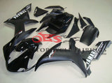 Yamaha YZF-R1 Fairings (2002-2003) Matte Black, Gloss Black at KingsMotorcycleFairings.com