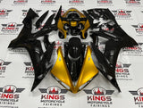 Yamaha YZF-R1 Fairings (2004-2006) Black, Gold at KingsMotorcycleFairings.com