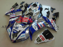 Yamaha YZF-R1 Fairings (2004-2006) White, Blue Sterilgarda at KingsMotorcycleFairings.com