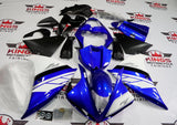 Yamaha YZF-R1 Fairings (2009-2011) Blue, White, Black, Silver at KingsMotorcycleFairings.com