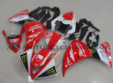 Yamaha YZF-R1 Fairings (2012-2014) Red, White, Black Monster at KingsMotorcycleFairings.com