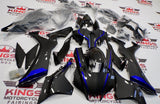Yamaha YZF-R1 Fairings (2020-2024) Faux Carbon Fiber, Blue at KingsMotorcycleFairings.com