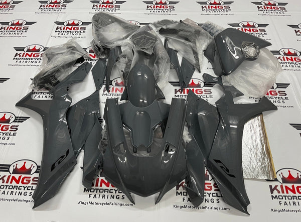 Yamaha YZF-R1 Fairings (2020-2025) Dark Nardo Gray at KingsMotorcycleFairings.com