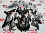 Yamaha YZF-R1 Fairings (2020-2025) Matte Gray, Black at KingsMotorcycleFairings.com