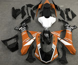 Yamaha YZF-R1 Fairings (2020-2025) Orange, White, Black, Silver at KingsMotorcycleFairings.com