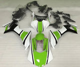 Yamaha YZF-R1 Fairings (2020-2025) White, Green, Black at KingsMotorcycleFairings.com