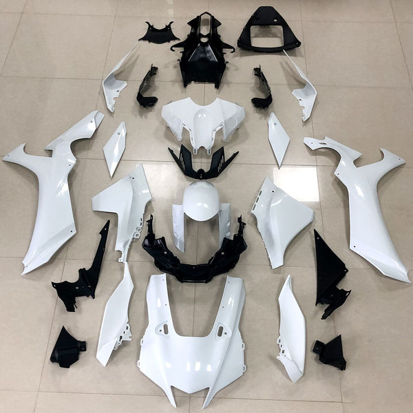Yamaha YZF-R1 Fairings (2020-2025) White at KingsMotorcycleFairings.com