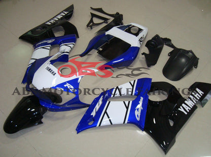 Yamaha YZF-R6 Fairings (1998-2002) Blue, White, Black Champions from KingsMotorcycleFairings.com