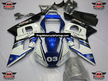 Yamaha YZF-R6 Fairings (1998-2002) White, Blue, Black, Silver #3 at KingsMotorcycleFairings.com